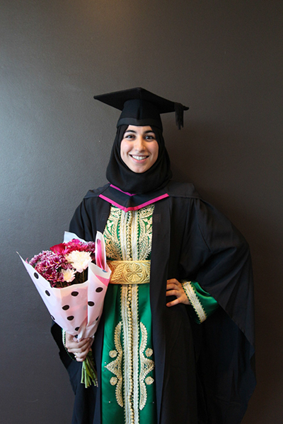 Iman Benali has graduated from BA Textile Design.