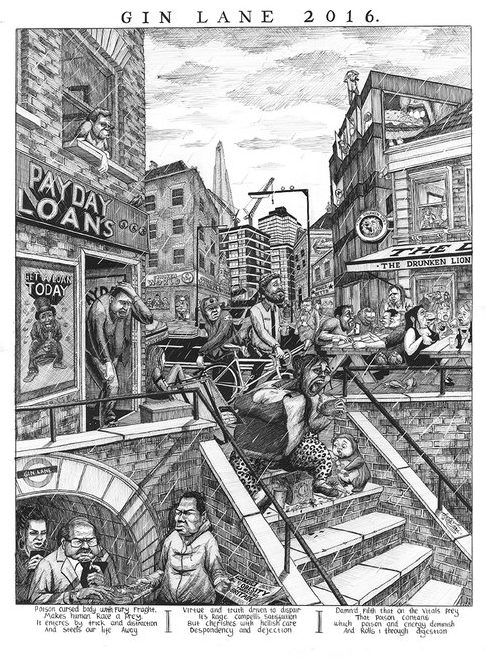 Gin Lane 2016, Thomas Moore