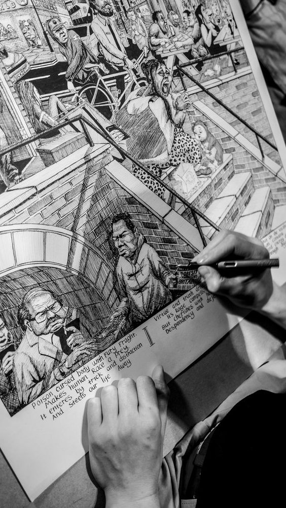 Gin Lane 2016, Thomas Moore