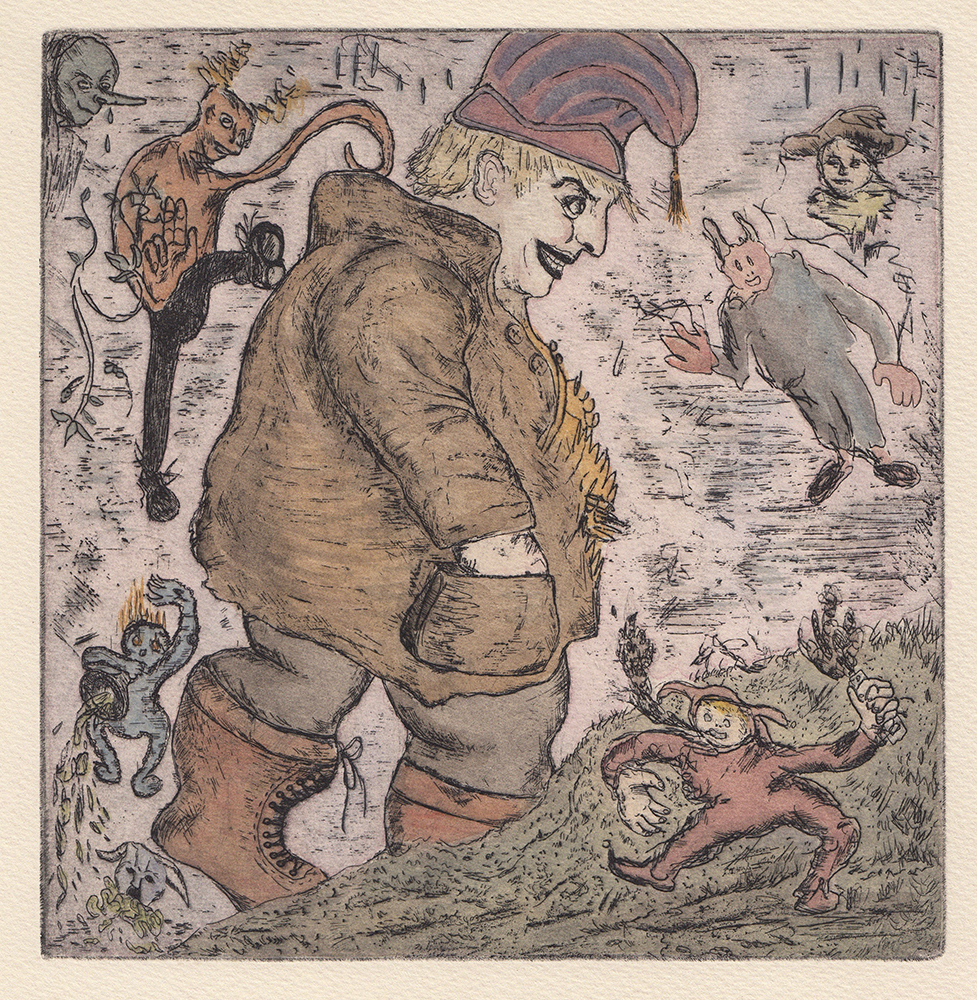 ‘Gargantua’ Etching by Oliver McConnie