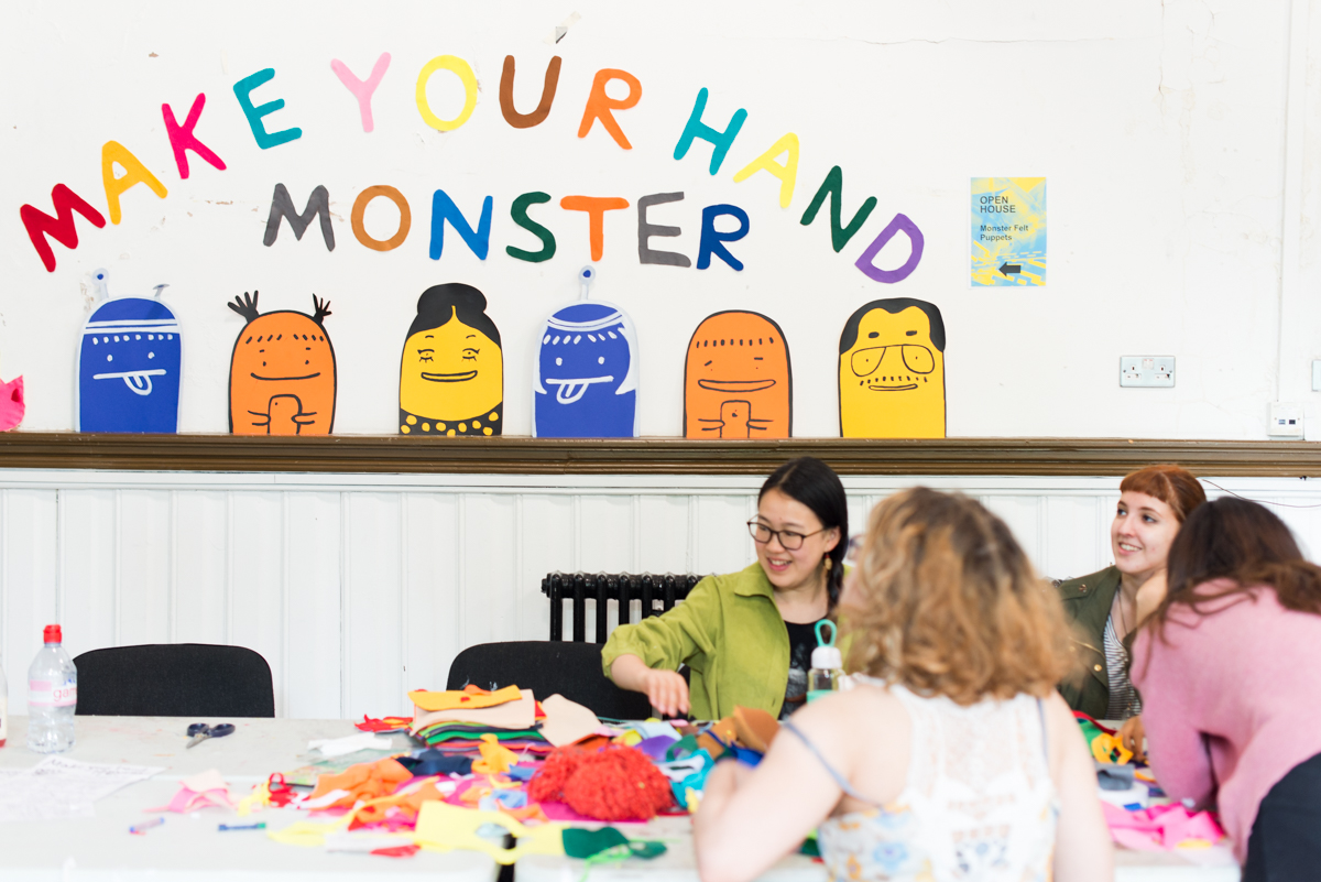 Make Your Own Felt Monster Hand Puppets