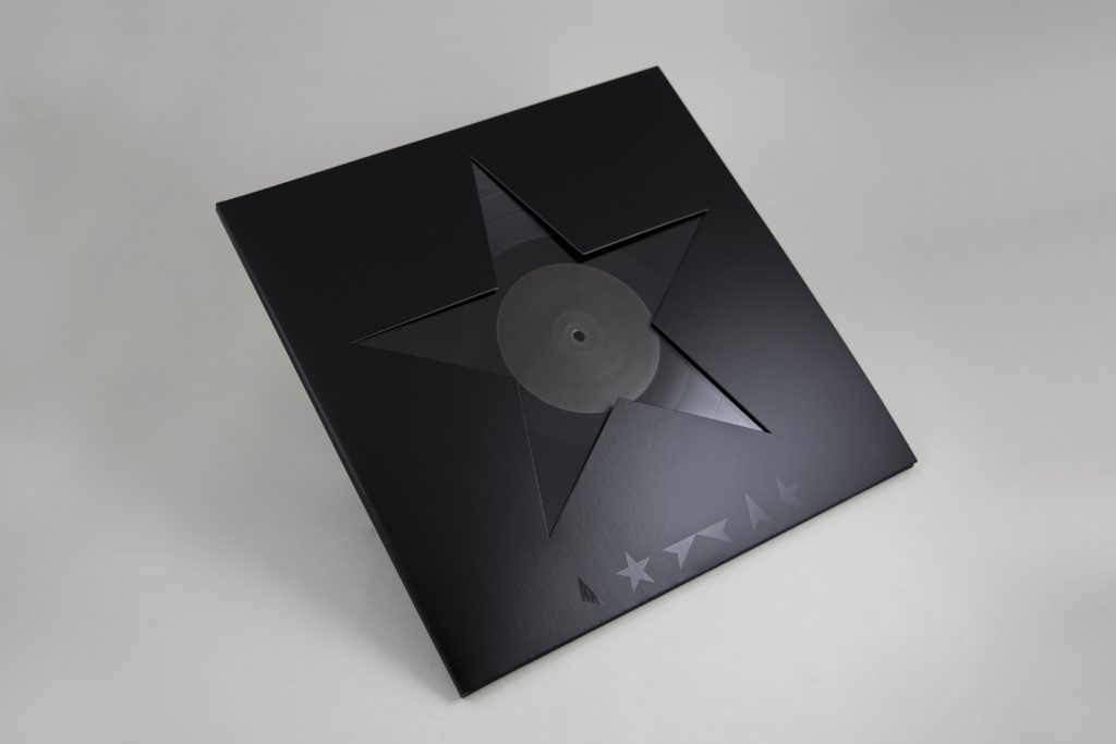 Blackstar, David Bowie. Imagery by Barnbrook