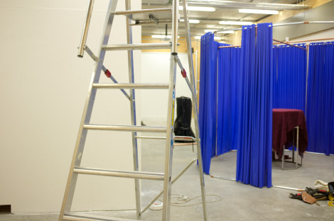 Setting up the shows