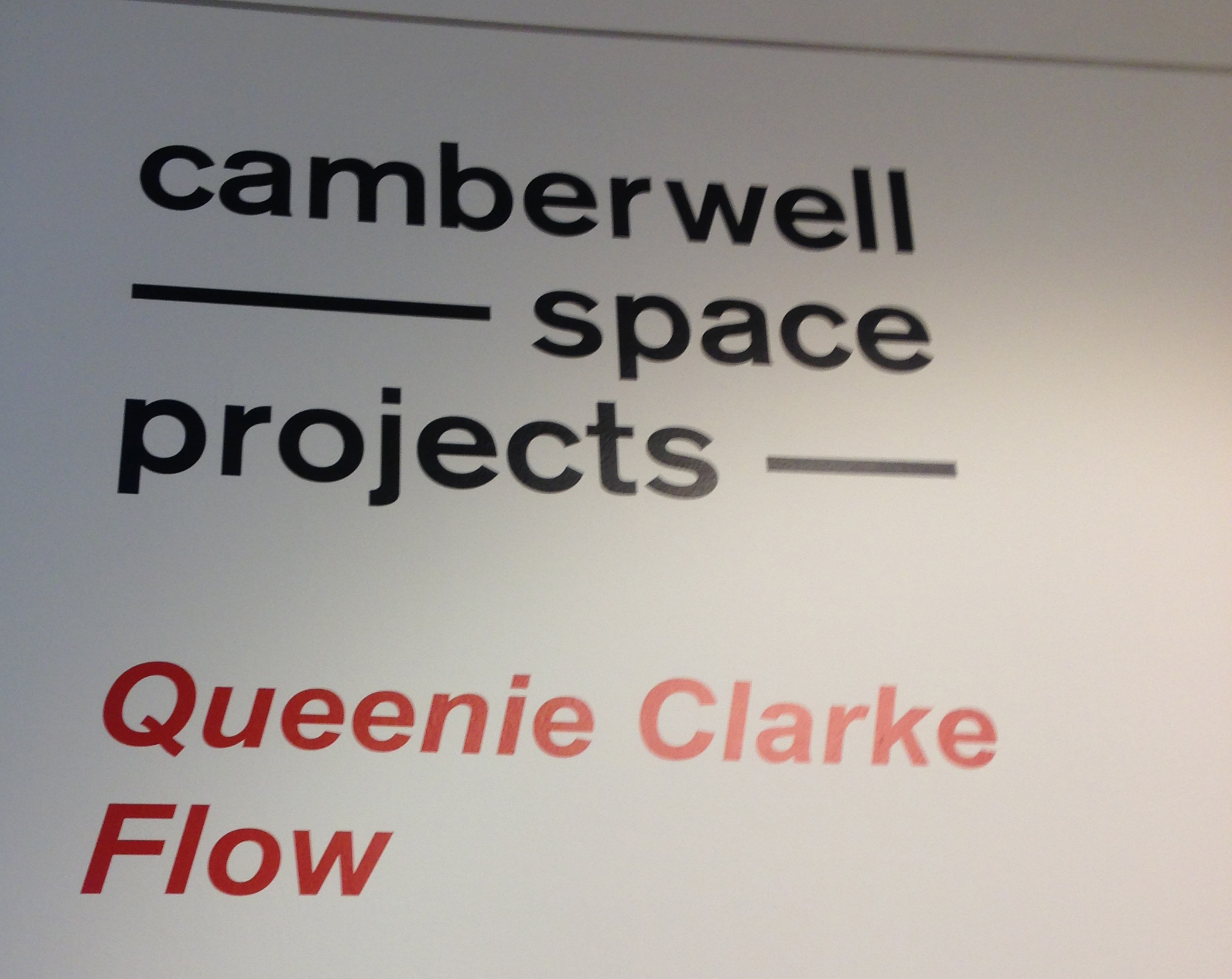 Queenie Clarke at Camberwell Space Projects