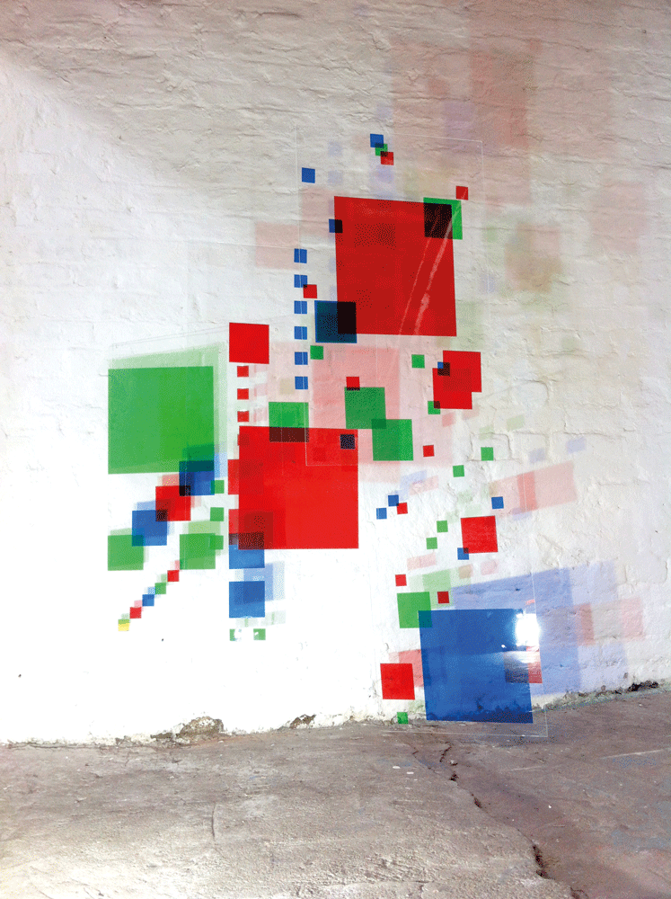 Tony Blackmore and Fiona Grady, Light Intersection, hARTslane Project Space, 2016.