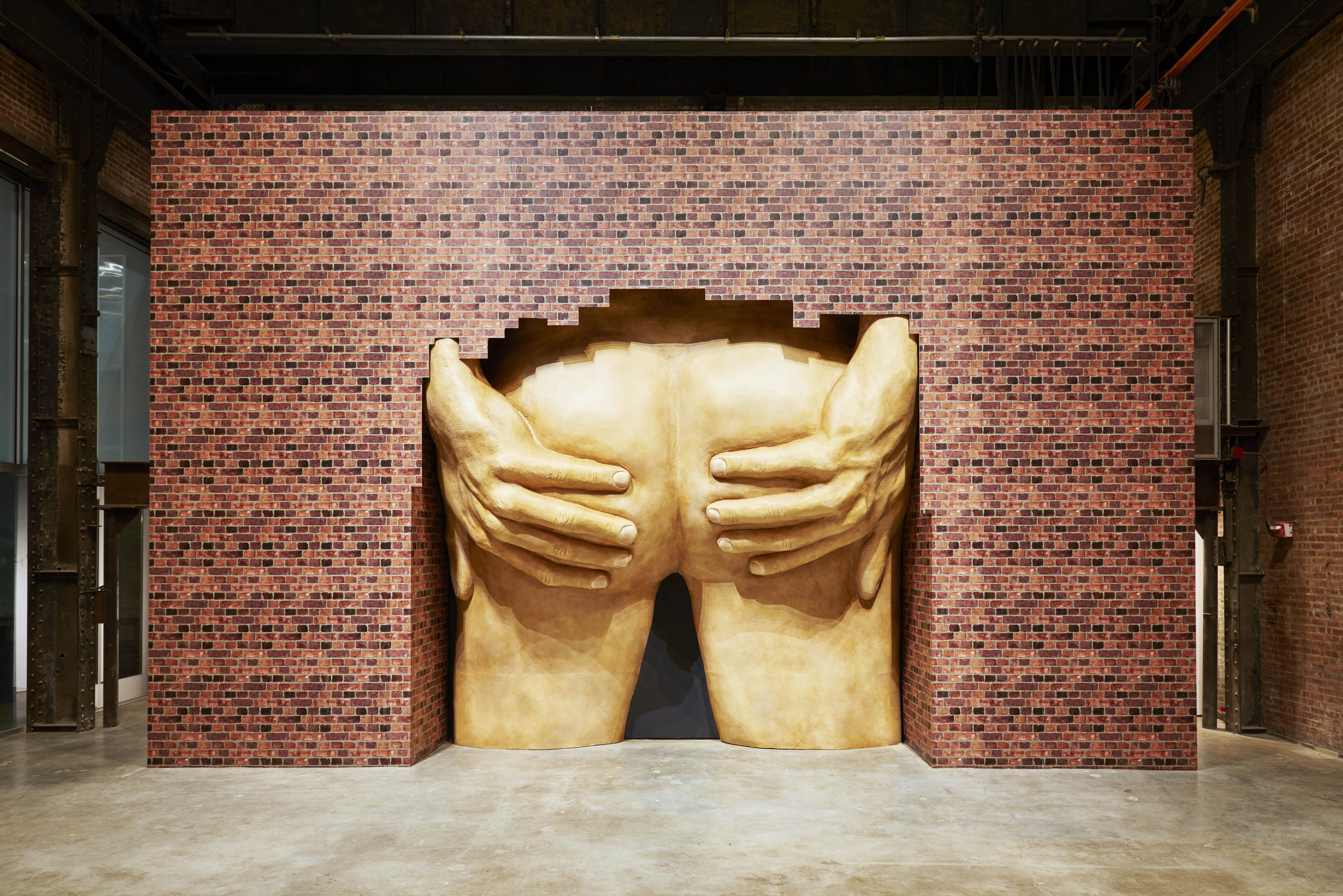 Project for Door (After Gaetano Pesce), Anthea Hamilton, 2015 (photo: Kyle Knodell)