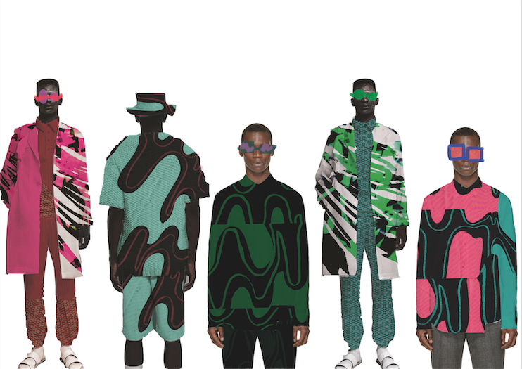 BA (Hons) Fashion and Textiles: Print graduate Jue Djalo for LCFBA17.