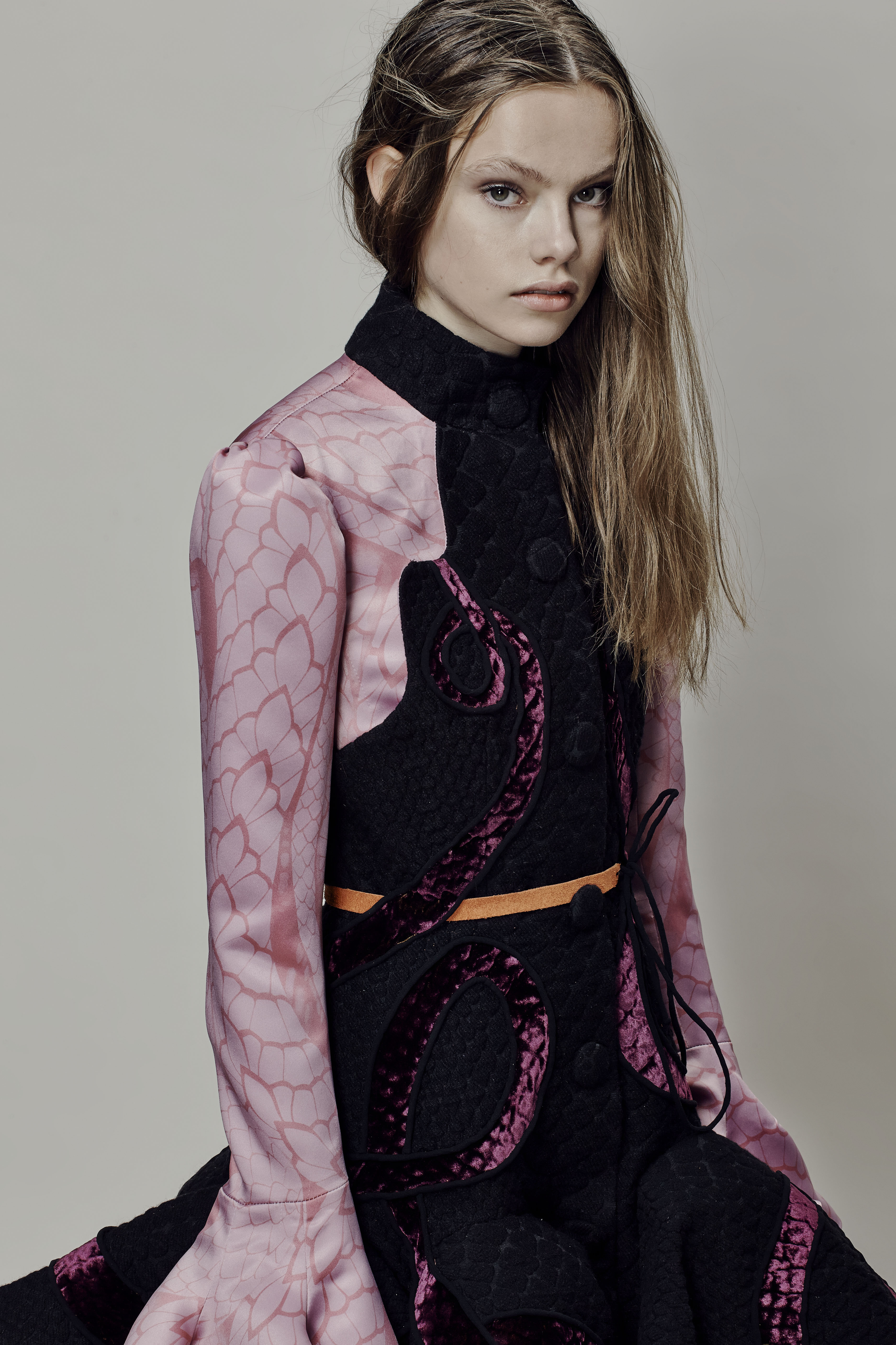 Jane Allcock (BA Fashion Design Technology: Womenswear). Photographer: James Rees, Creative Direction: Rob Phillips, Hair: Ezana Ové, Beauty: Kirsty Gaston