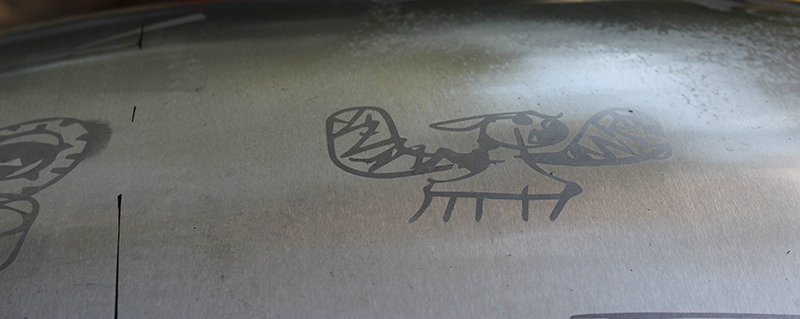 Detail of an etching