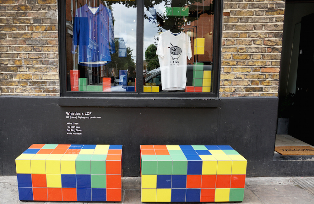 Whistles x Fashion and Styling Production students.