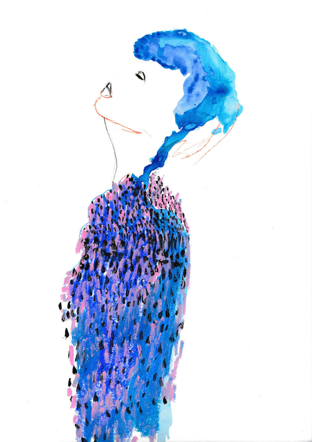 BA (Hons) Fashion and Textiles: Print graduate Jue Djalo for LCFBA17.