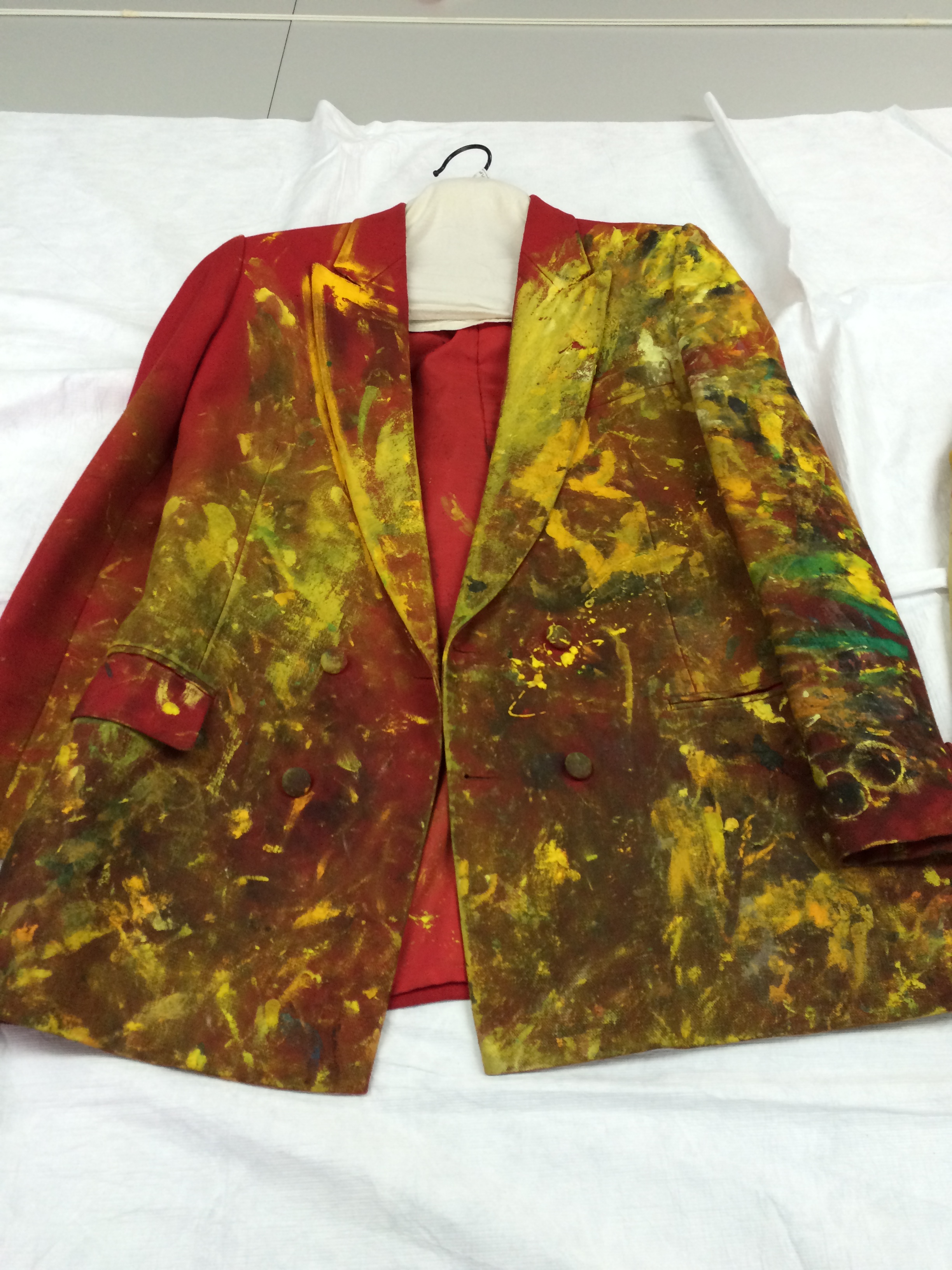 Sebastian Horsley Paint Suit Jacket