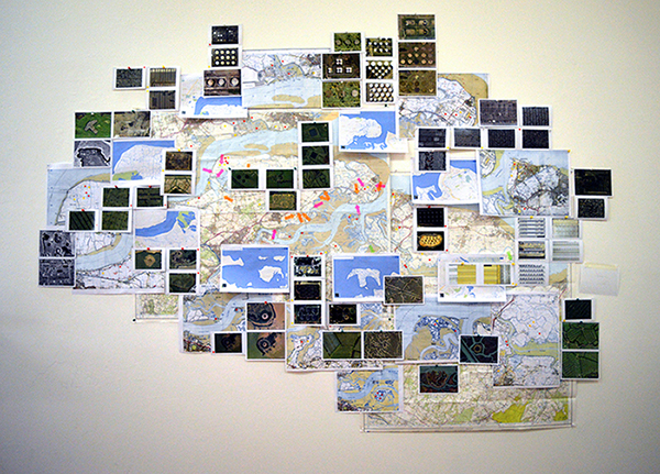 Jananne Al-Ani, 'Searching for locations for the film Black Powder Peninsular' 2016, paper and C-type photographs