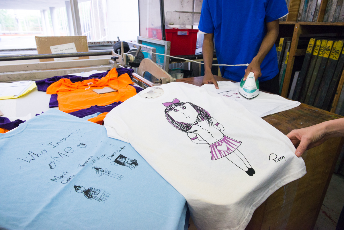 T-Shirts in production