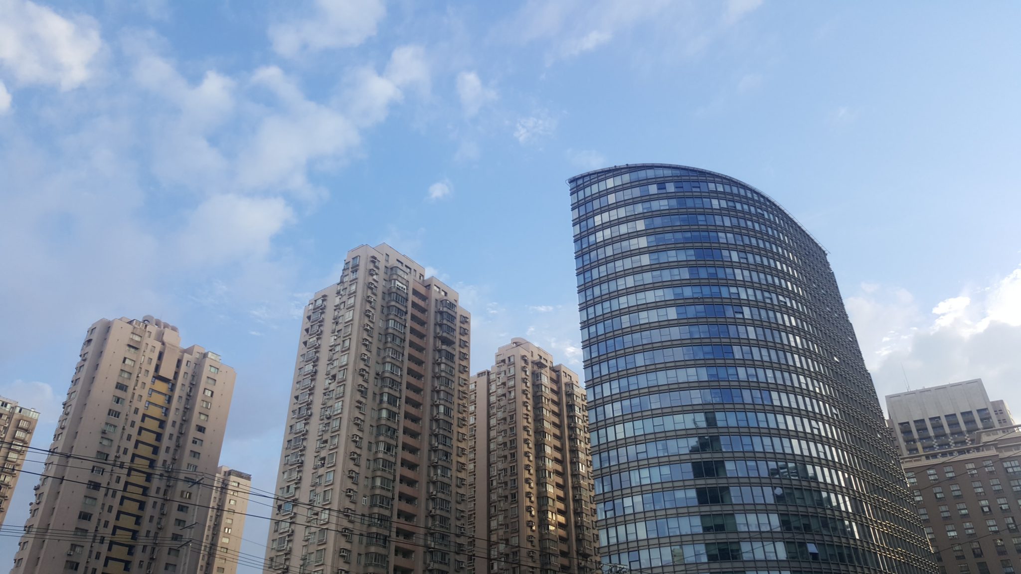 Architecture by the Wusong River, photo taken by Tash Leviton