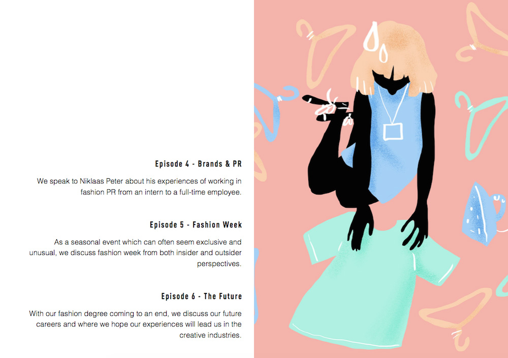 Graduates Marie Dalle and Abi Buller discuss their experience as both students and interns in the world of fashion in London.