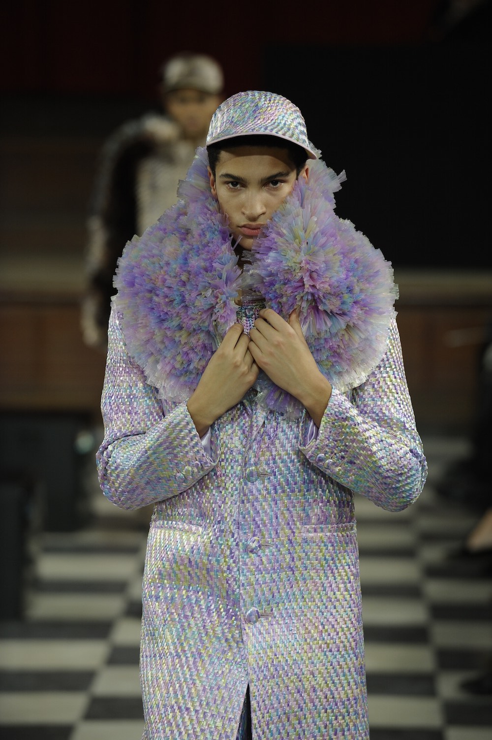 XUBO at LCFMA18 Menswear. Shot by Roger Dean.