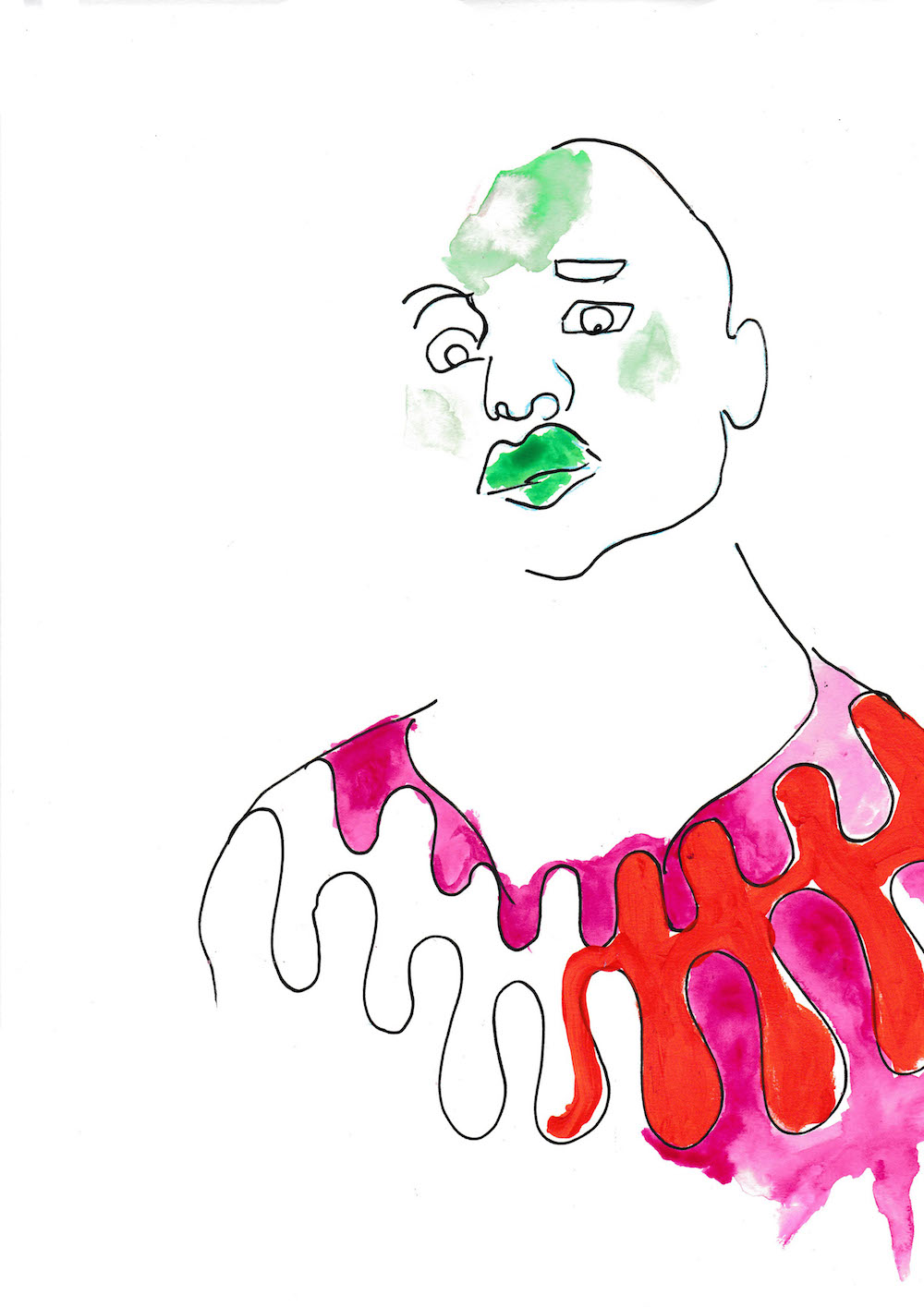 BA (Hons) Fashion and Textiles: Print graduate Jue Djalo for LCFBA17.