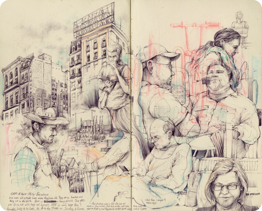 Pat Perry - EU Sketchbook courtesy of www.patperry.net