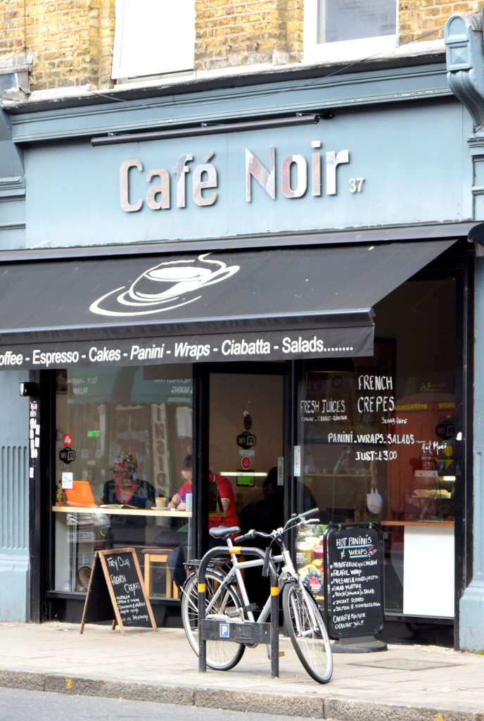 Photograph of the exterior or Café Noir, Camberwell