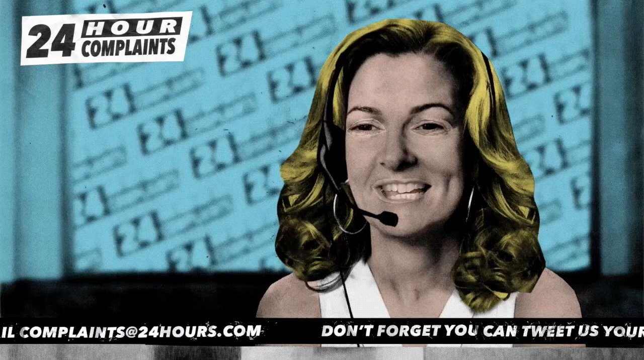 Still from short film titled '24 Hour Complaints'