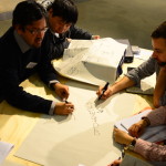 Brainstorming session between our design teams and guest scientists.