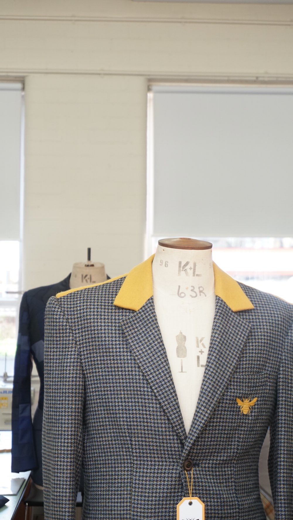 BA (Hons) Bespoke Tailoring student Joshua Bond.