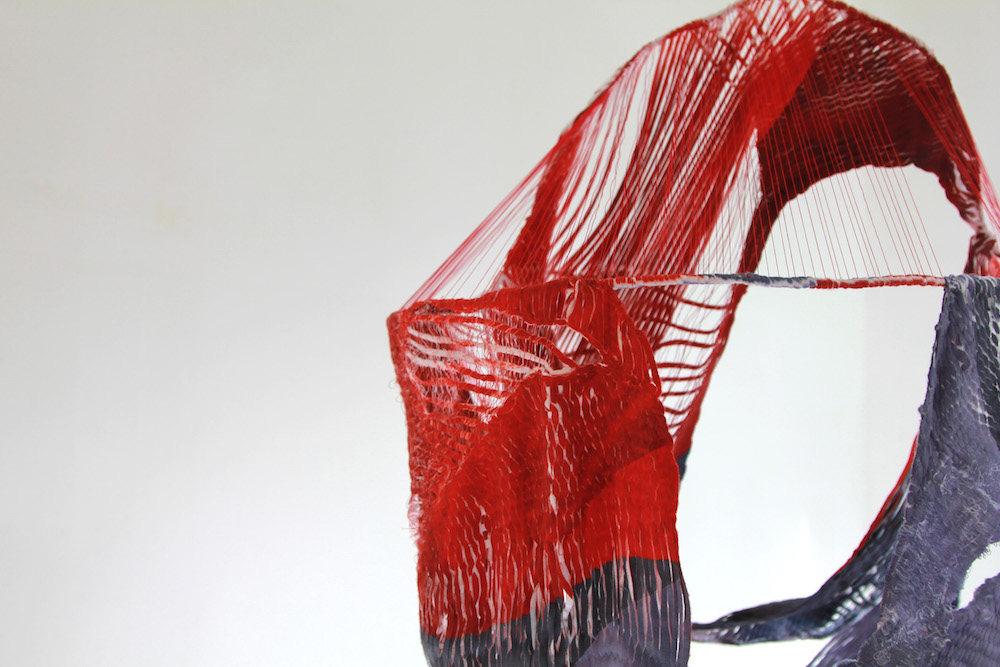 BA (Hons) Fashion Textiles Embroidery student Valia Kapeletzi for LCFBA18. 