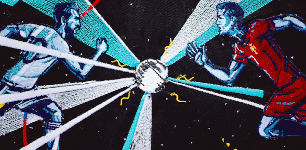 Messi and Ronaldo animated for BBC. 