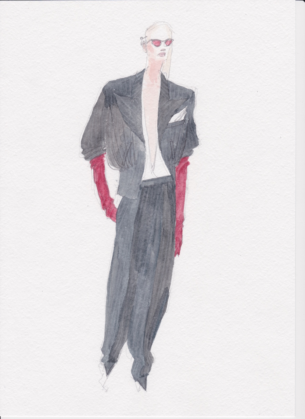 MA Fashion Design Technology Womenswear student Dmitry Gotsfrid wins Armani competition.