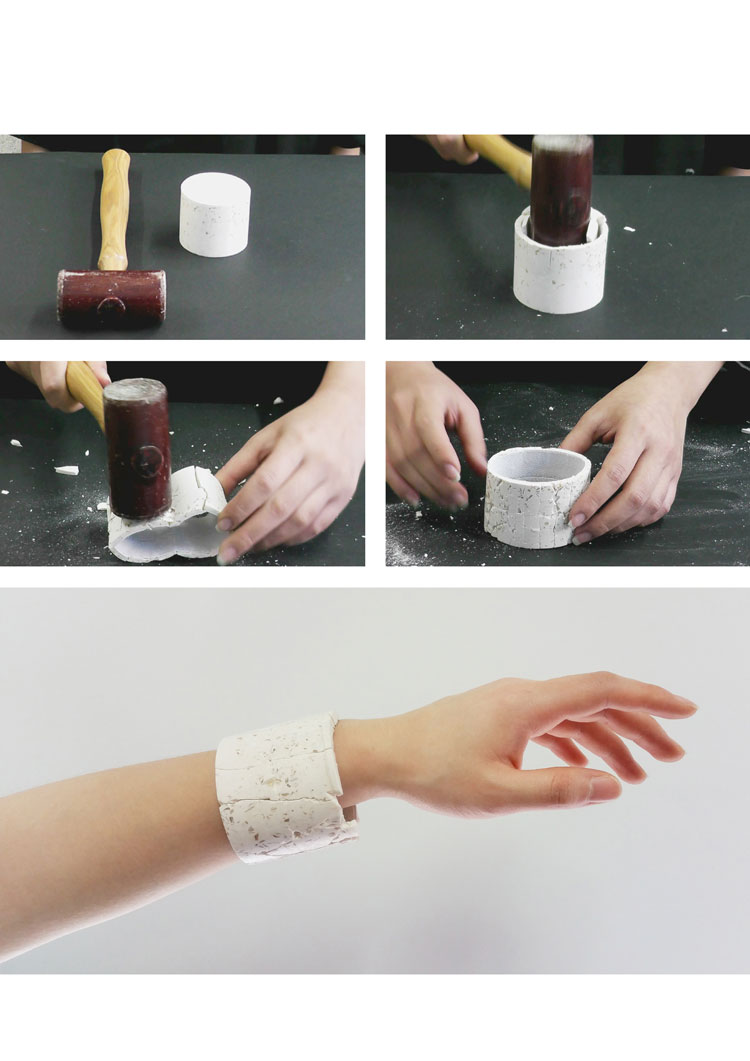 Final smaples and smashing process by Suinan Li