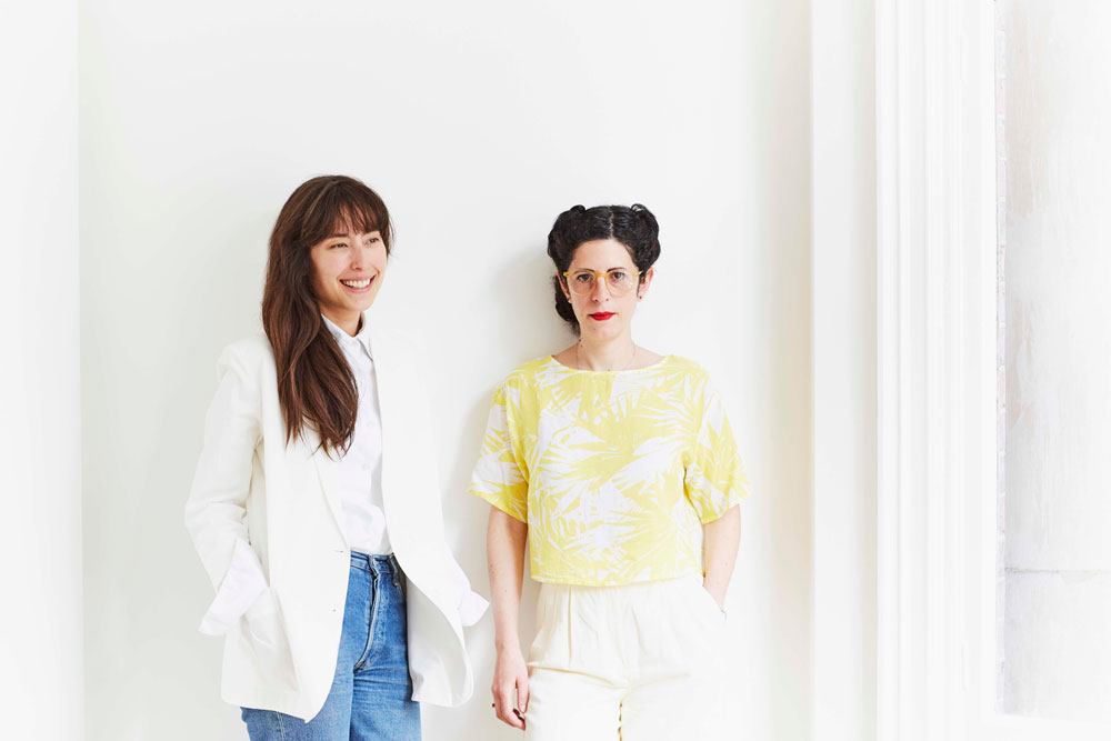 MA Fashion Curation alumnas, Fiona McKay and Xenia Capacete Caballero.