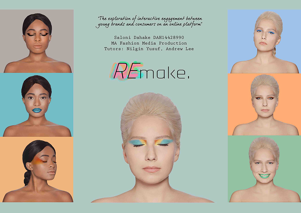 MA Fashion Media Production student Saloni 