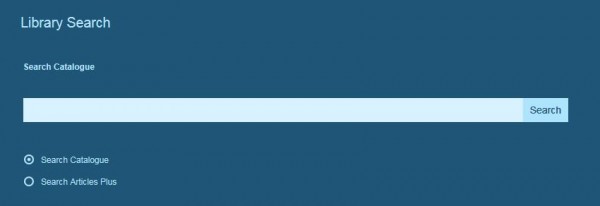 Library Search options