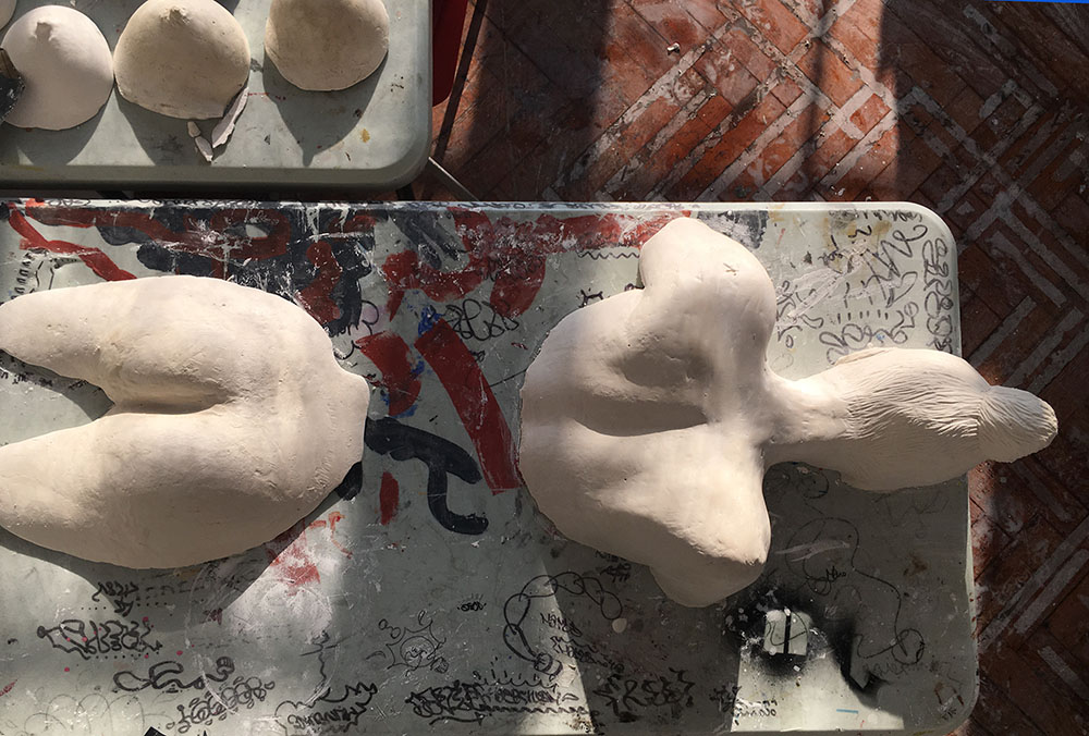 Sculpture work Work by Foundation Student Joanna Lawn