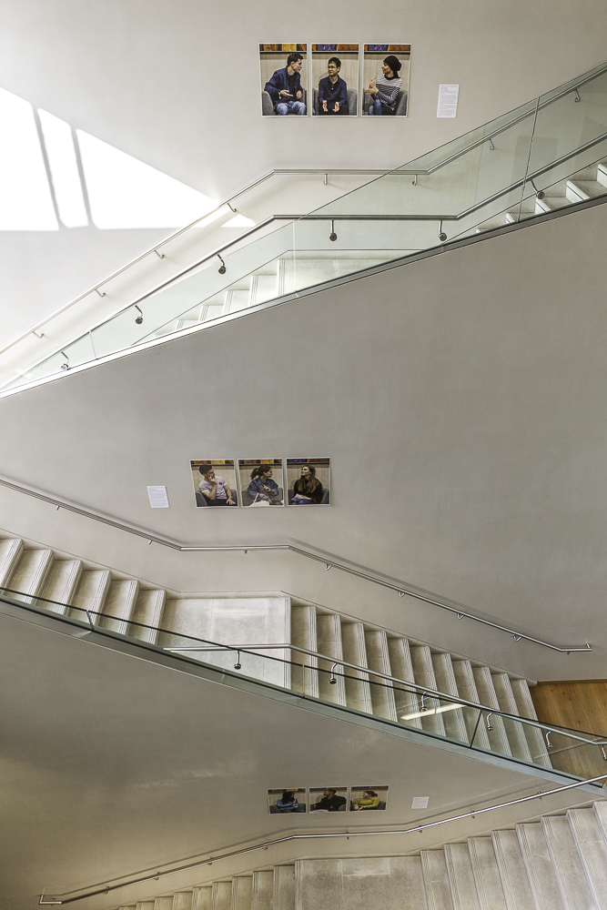 One section of the Fresher triptych on display at the Ashmolean Museum.