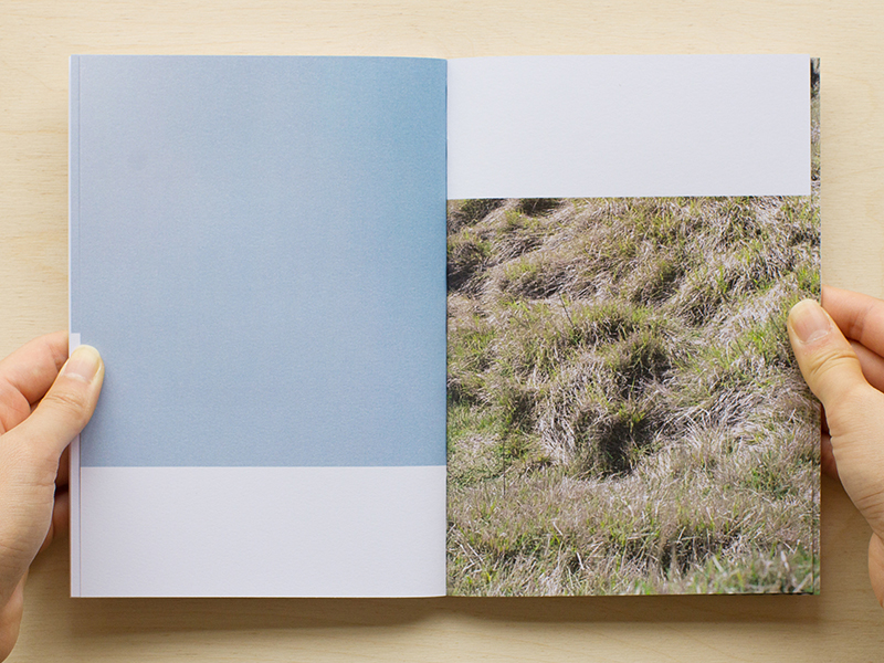 'Day Trip' combines image and text to reflect and document a journey made to Swanage. Through purposeful selection and sequencing of photographs and words, this book asks the viewer to consider the sounds and noise of each page. This book is hand sewn with a coptic stitch in an edition of 20. Dimensions - 14 x 20.4cm (wxh), xerox print onto 135gsm paper, 76 pages and a fold out cover. It was recently purchased by the Artists' Book Collection at the Baltic Centre for Contemporary Art.