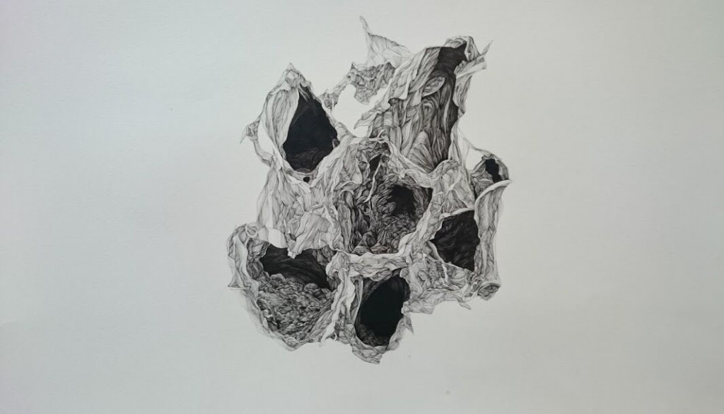 Ana Alfonso - BA Drawing students external exhibition at Hotel Elephant.