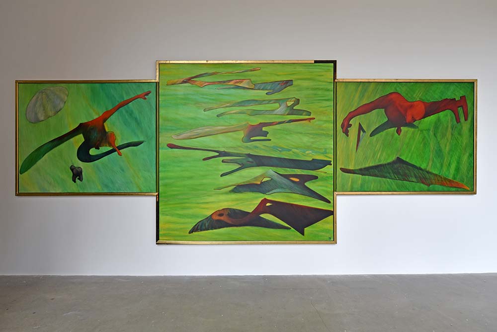 Installation view of Mario Dubsky, Natural History Remains, 1975-77