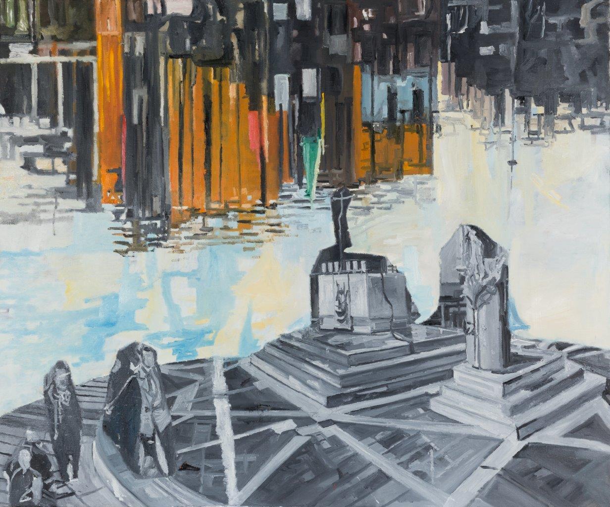 Jasmir Creed 'Altar Island' 2018 oil on canvas 120 x 90 cm