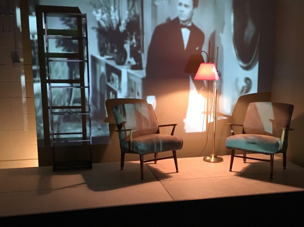 A work-in-progress shot of Ellis' MA Show work