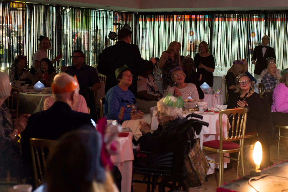 Guests at Posh Club in LCC Studio.