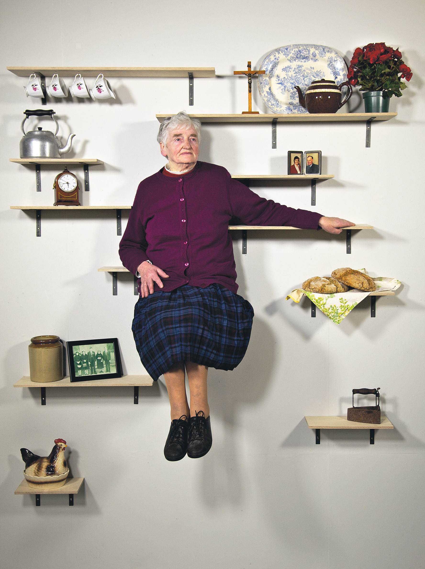 Nana Shelf Portrait by Darragh Casey