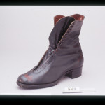 1920s skating boot in the LCF archives