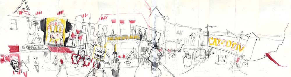 Jon Dixon, Pencil and pencil crayon