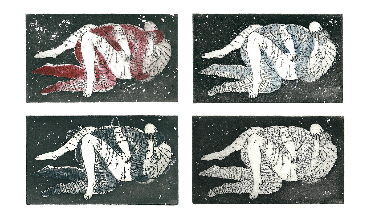 Process of making 'Falling' by Hammer Chen