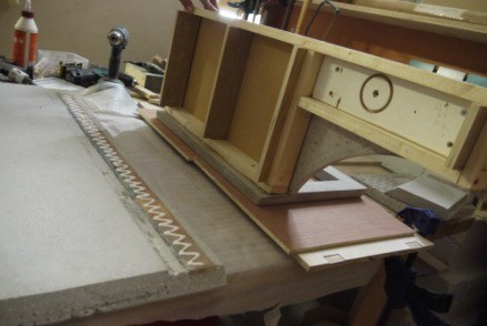 Assembling the walls and structure