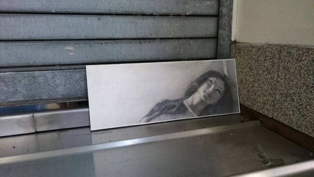 Vanessa Zheng - BA Drawing students external exhibition at Hotel Elephant.