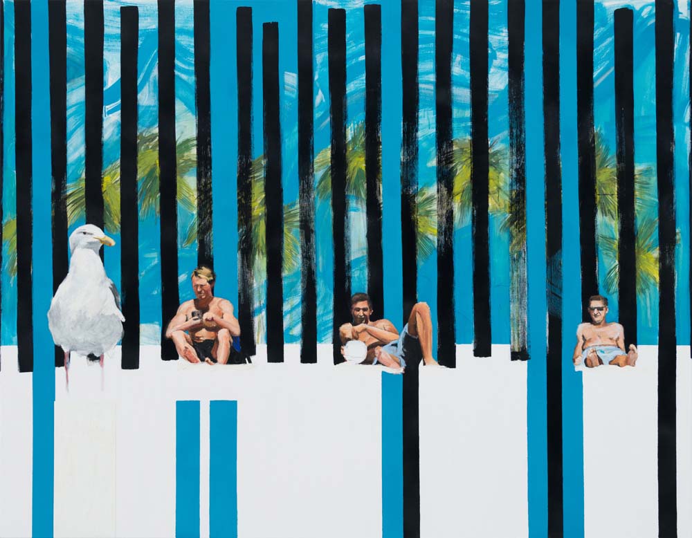 hot staff / mixed media on canvas / 170x140 cm / 2016 