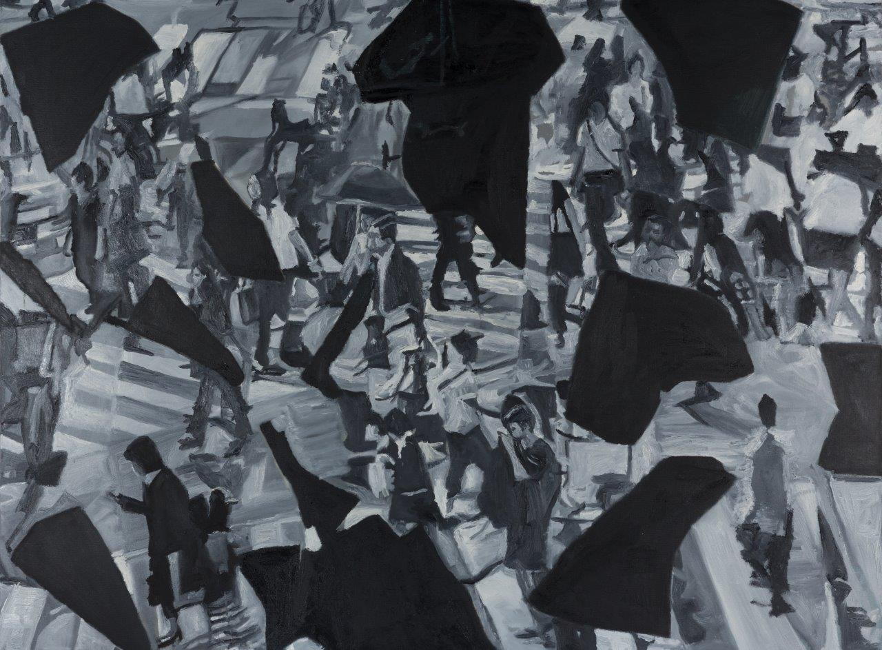 Jasmir Creed 'Fragmentation' 2017 oil on canvas 120 x 90 cm